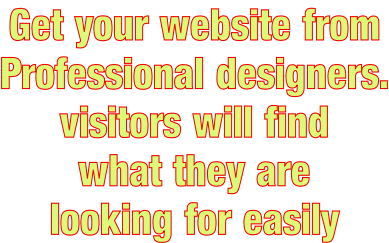 Get your website from  Professional designers. visitors will find what they are  looking for easily